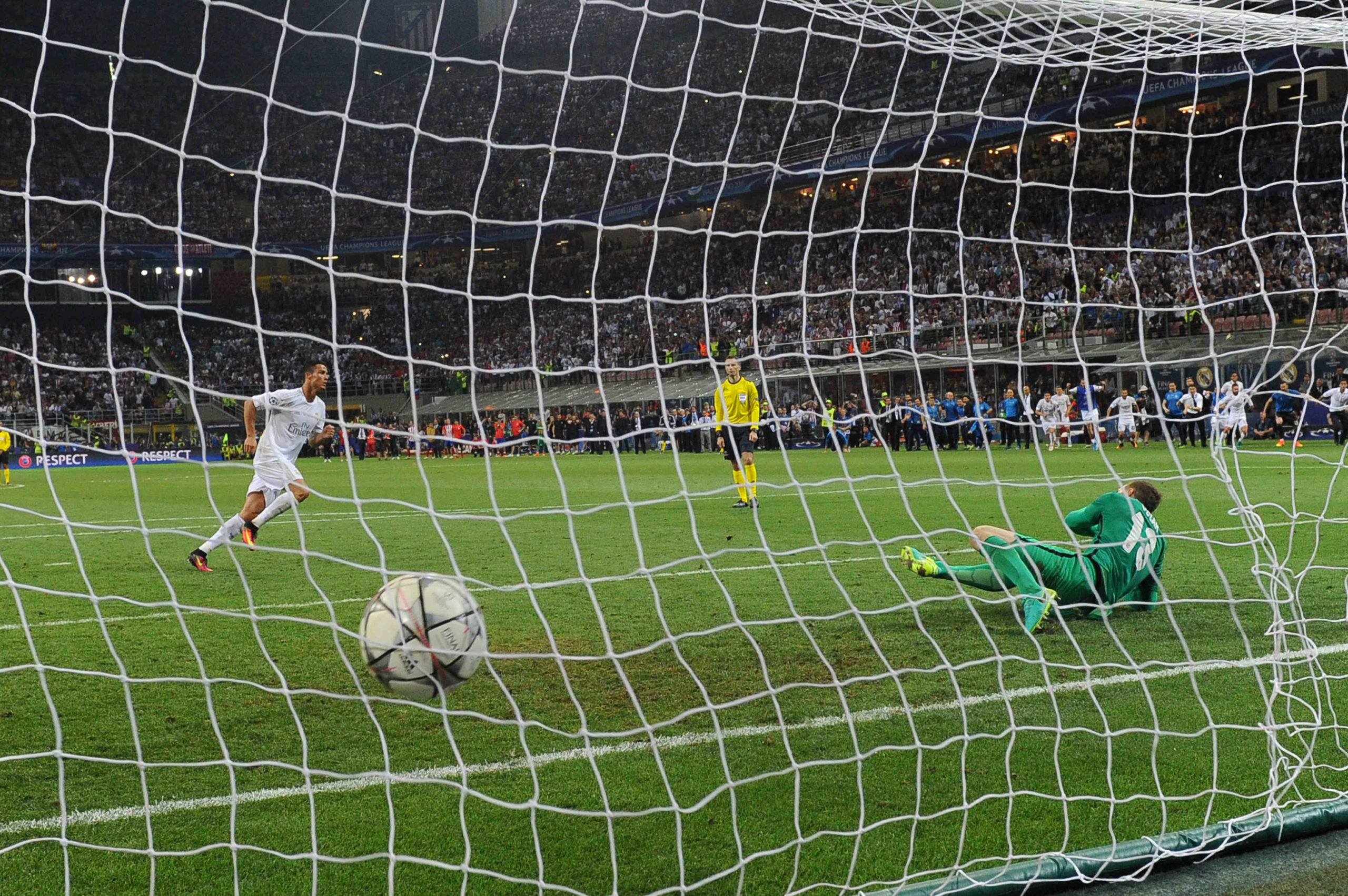 Milan, 28th May 2016. UEFA Champion’s League Final in Milan. Atletico de Madrid - Real Madrid. Cristiano Ronaldo